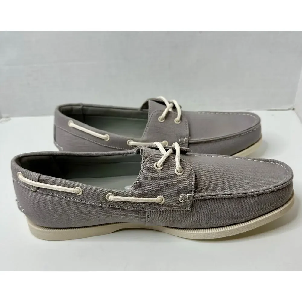 Club Room Mens Elliot Canvas Lifestyle Loafers Size 11.5M Grey NEW - Picture 5 of 8